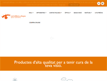 Tablet Screenshot of centreopticdelbages.com